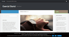 Desktop Screenshot of esercizistorici.it